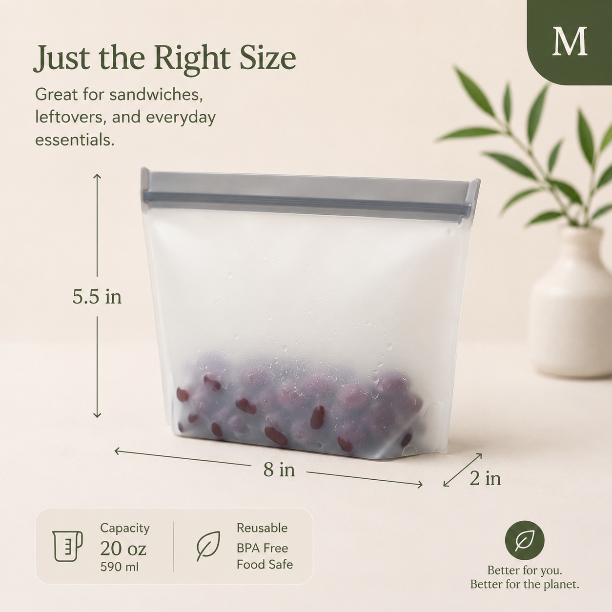FreshBags Reusable Storage Bags